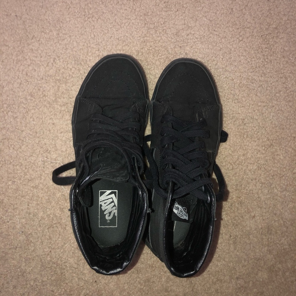 Black high top vans